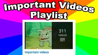 What is the important videos playlist? The origin of the popular meme playlist explained