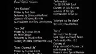 American Pie 1 Credits End Blink 182