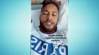 Neymar responde fã que usava caixa de mensagens do jogador para contar dias que conseguia fazer cocô