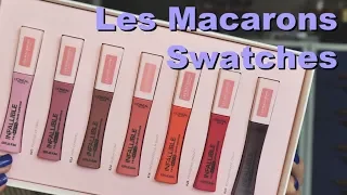 Swatching EVERY L'Oréal Infallible Les Macarons Liquid Lipstick | Bailey B.