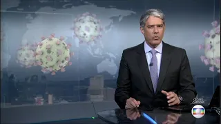 Matéria Jornal Nacional sobre extensão da quarentena no Estado de SP