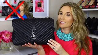 YSL LARGE COLLEGE BAG UNBOXING
