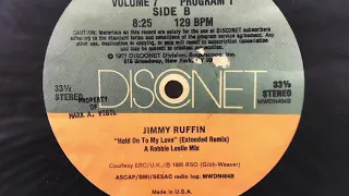 Jimmy Ruffin - Hold On To My Love (Disconet Remix)