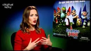 Emily Blunt chats 'Gnomeo & Juliet'