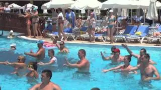 ФИРМЕННЫЙ ТАНЕЦ отеля Palmeras Beach Hotel 5*(CLUB INSULA 5*) -  Алания Турция