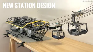 [Version 4] Lego Technic 3S Detachable Ropeway - New Station Design