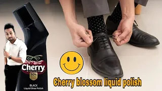 How to apply cherry blossom liquid polish black! watch full video