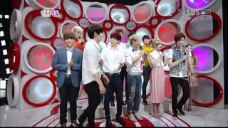 120708 SBS Inkigayo Super Junior    Interview