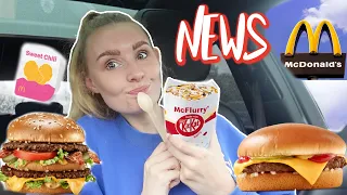 Lecker, oder nicht?!😋 MC DONALDS NEWS im TEST! Mc Flurry Kit Kat White Passionfruit & neue Burger 🍔