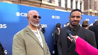 Damon Wayans and Damon Wayans Jr. ('Poppa's House') at 2024 CBS New Fall Schedule Party red carpet