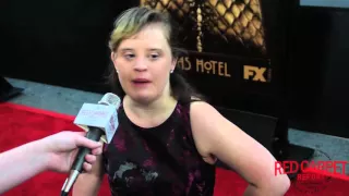 Jamie Brewer at FX’s American Horror Story: Hotel World Premiere #AHSHotel #AHSRedCarpet