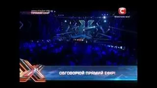 «Х-фактор-5» /Общая песня -слова Оксаны /Второй прямой эфир(15.11.2014)