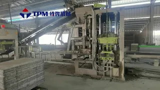 TPM10000G Automatic Paver Block Machine installed in Shanghai, China
