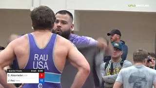 FS/FS 86 KG - QF - Domenic Michael Abou Nader (LIB) Vs. Josef Rau (TMWC)