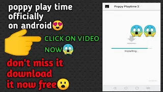 poppy playtime 2 officially released on android devices😱|download it now😍