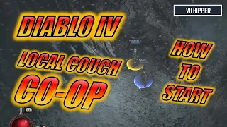 How to Play Diablo IV Local Couch Co-Op Multiplay