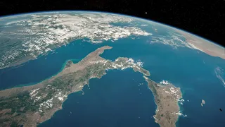 ISS Timelapse - Italy, Moonrise, Red Sea (12 / 13 June  2022)