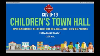 COVID-19 Children’s Town Hall