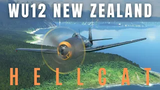 F6F Hellcat - Milford Sound to Queenstown - World Update 12 New Zealand - Microsoft Flight Simulator