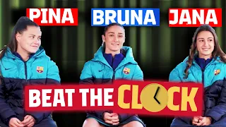 PINA vs BRUNA vs JANA | BEAT THE CLOCK 🔥