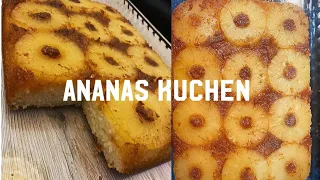 🥧 Ananas Kuchen 🥧 | كعكة الأناناس | ananaslı kek  | Pineapple cake |Easy kitchen