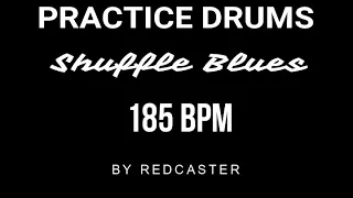 BLUES SHUFFLE DRUMS BACKING TRACK - PISTA DE BATERÌA PARA BLUES 185 BPM