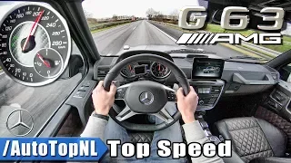 Mercedes G63 AMG AUTOBAHN POV | ACCELERATION & TOP SPEED by AutoTopNL