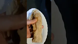 fresh lumpia with peanut butter #asmr yummy 😋#short #chinesefood