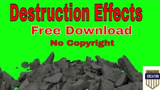 Destruction With Sound Green Screen Effect  FULL HD No Copyright 100% free Download 2021