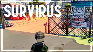 A NEW Low Poly SURVIVAL Game - Survirus (First Look)