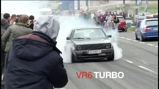Wörthersee 2019 VR6 TURBO MIX EXHAUST-Explosive ANTILAG & TIRES BURNOUT !!!