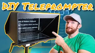 How To Make a DIY Teleprompter [ON A BUDGET]