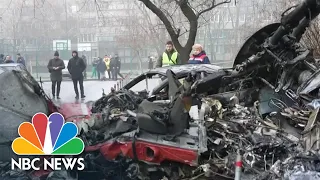 Helicopter crash in Ukraine kills 14 including top government official