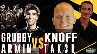 WC3 - 2v2 Showmatch - Grubby & ArminvB vs. Knoff & Tak3r