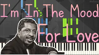 Erroll Garner - I'm In The Mood For Love 1951 (Jazz Piano Synthesia + Double Bass) [Lo-fi original]