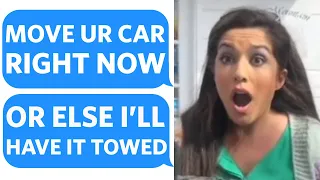 Karen says she'll CALL THE COPS and TOW MY CAR for parking IN FRONT of HER HOUSE - Reddit Podcast