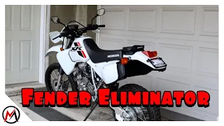 XR650L Fender Eliminator // UFO Plastics Install