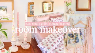 Bedroom Makeover 🪴🖼️ *studio ghibli, living inside a monet painting* inspired