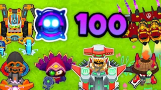 How Far Can ALL MAX Level 100 Paragons Last? (Bloons TD 6)