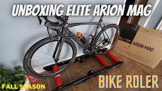 unboxing Elite Arion Mag bike roller