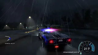 Need for Speed Hot Pursuit - Police Ford GT - Free Gameplay Video 2K 30FPS