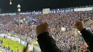 TSV 1860 München - FC Schalke 04 - Westkurve die letzten 186,0 Sekunden inkl. Schlusspfiff DFB-Pokal