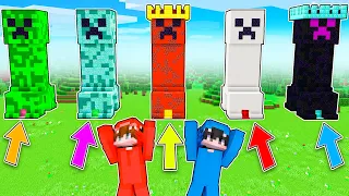 SI ELIGES EL CREEPER INCORRECTO, MUERES - Minecraft