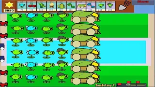 Plants vs Zombies - 99 Gatling Pea vs Winter Melon vs Gargantuar