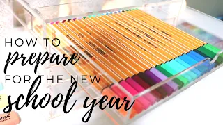 How to prepare for the new school year ✨ back to school 2019