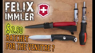 From a $ 2.50 Screwdriver Ratchet to a Victorinox Venture ratchet…. Do that work?