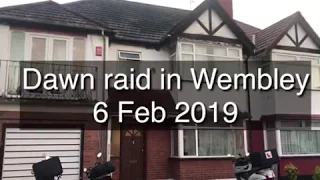 Brent Council raid overcrowded property in Wembley on 6 Feb 2019