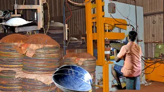 Galvanized Iron Ghamela or Dhama or tasla making for Cement Plasters | Small Scale Industry