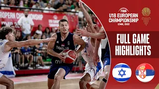 Israel - Serbia | Basketball Highlights - Quarter-Finals | #FIBAU18Europe Men