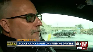 Clearwater Police ticket drivers for speeding, not moving over for officers